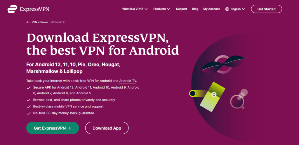 expressvpn android page